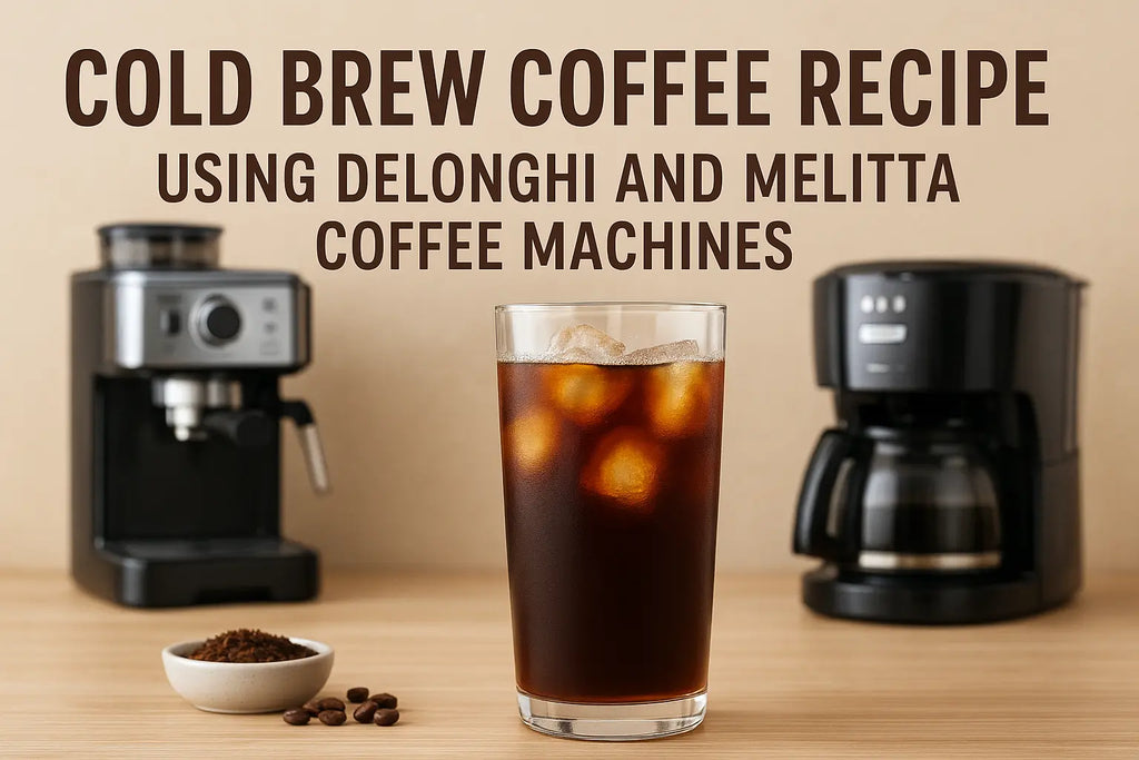 Cold Brew Coffee Recipe Using DeLonghi and Melitta Coffee Machines