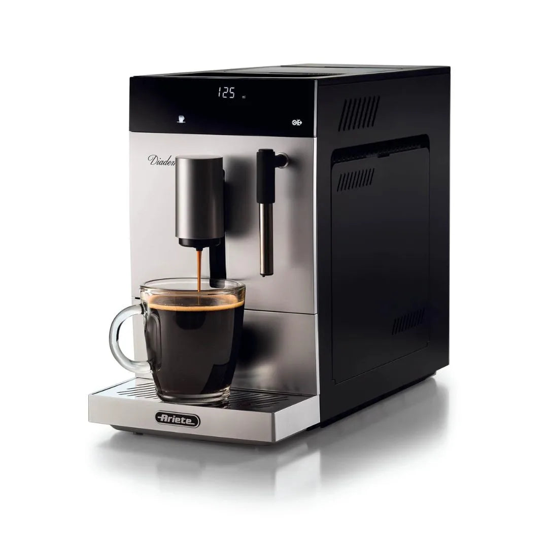 Ariete 1452 Diadema Bean To Cup Silver Espresso Coffee Machine