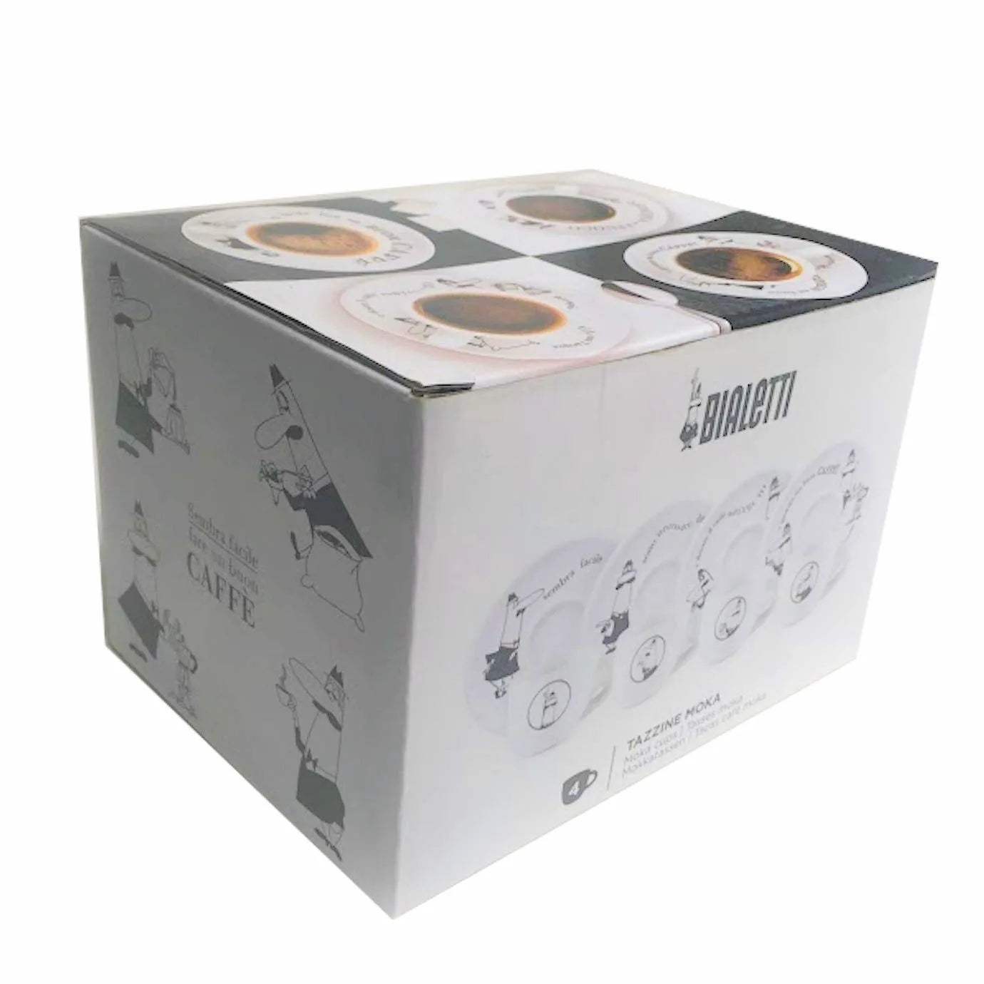 BIALETTI - SET 4 TAZZINE MOKA CAROSELLO - Y0TZ033