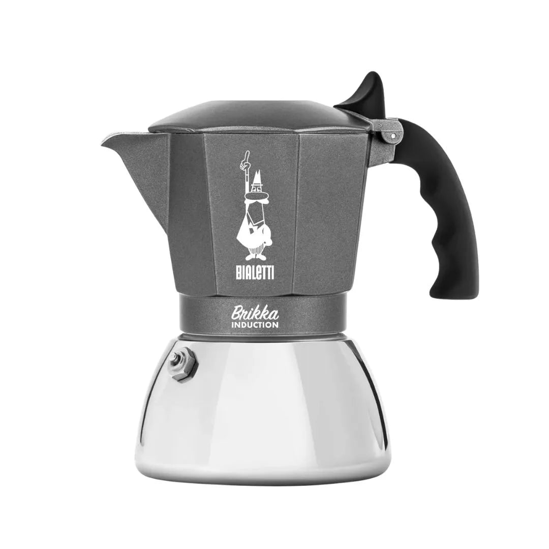 Bialetti Brikka Induzione 4 Cups Aluminium Stovetop Coffee Maker