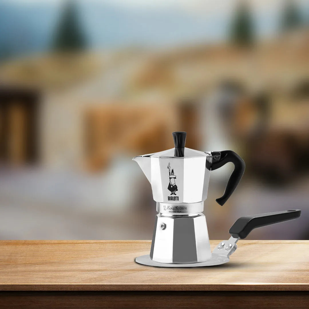 Bialetti Stainless Steel Induction Plate, Adapter for non induction compatible Moka Pot