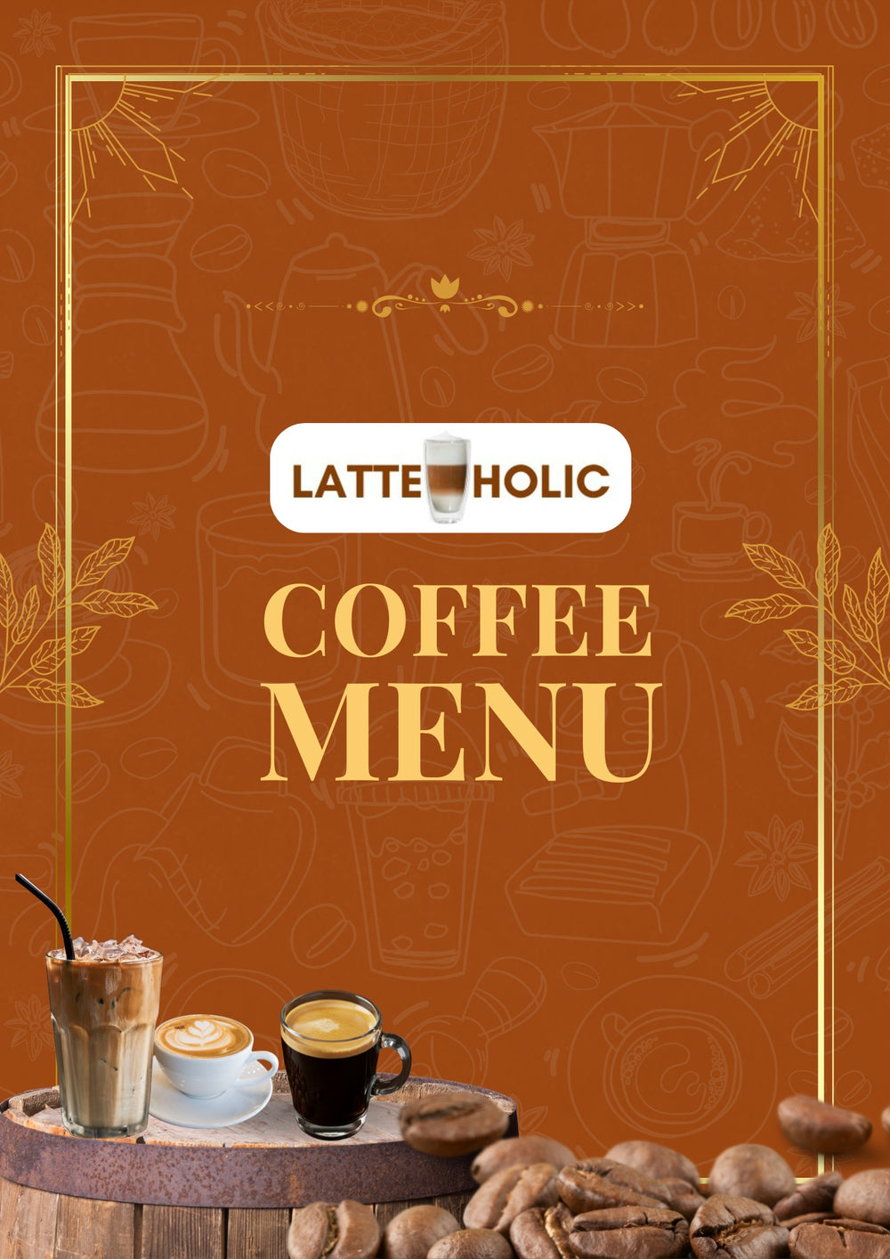 Latteholic cafe menu