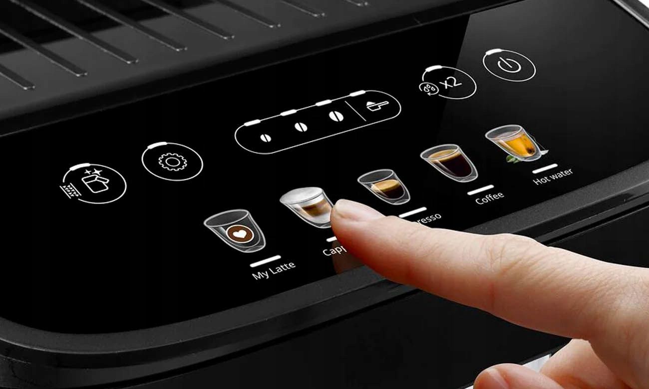 Delonghi Ecam290.61 fully automatic bean to cup coffee machine in black colour| Open Box Sale