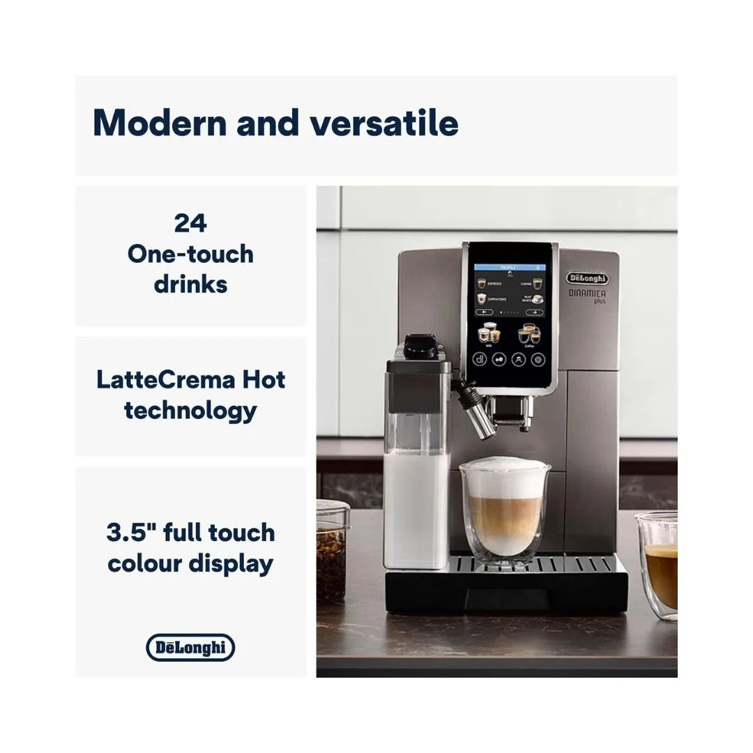 DeLonghi Dinamica Plus ECAM380.95.TB Fully Automatic Coffee Machine