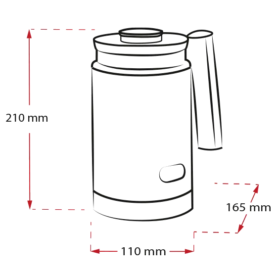 Melitta Cremio Milk Frother (Stainless Steel)