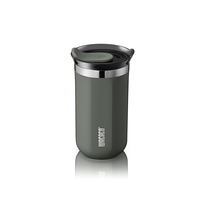 WACACO Octaroma Lungo Vacuum Insulated Coffee Mug, Dim Grey