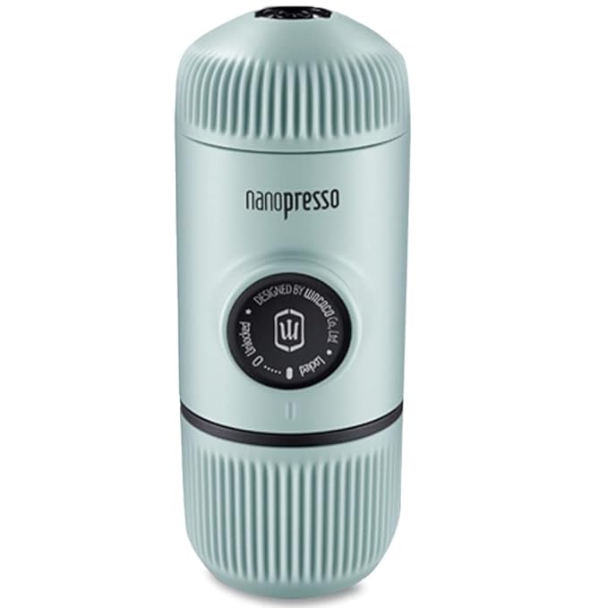 WACACO Nanopresso Portable Espresso Maker Bundled with Protective Case,Blue