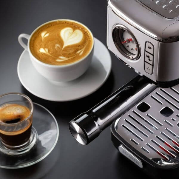 Ariete 1381 Slim Metal with Manometer Coffee Machine