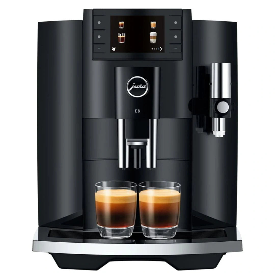 Jura E8 Piano Black Fully Automatic Coffee Machine