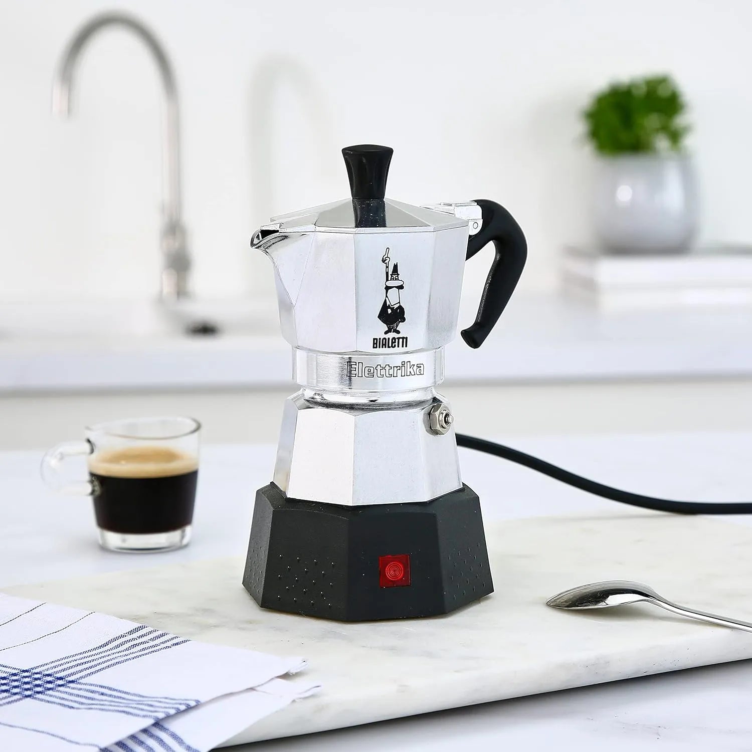 Bialetti Moka Elettrika Cup Electric Moka Pot Italian Made Latteholic