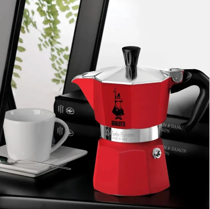 Latteholic-Bialetti Moka Express 6 Cup,4943, Rossa Espresso Maker