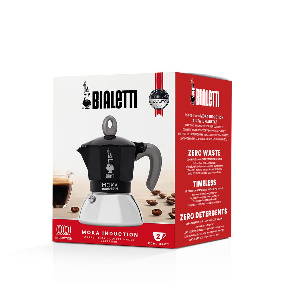 Bialetti - Moka Induction, Moka Pot, 