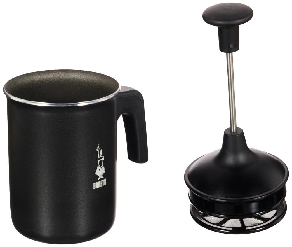 Bialetti 00AGR394 Tutto Crema Milk Frother, Black