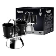 SET MINI INDUCTION 2 CUPS +2 BICCHIERINI BLACK