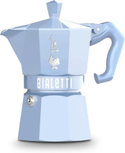 Bialetti MOKA Exclusive Blue | Italian Coffee Maker (3 & 6 Cup)