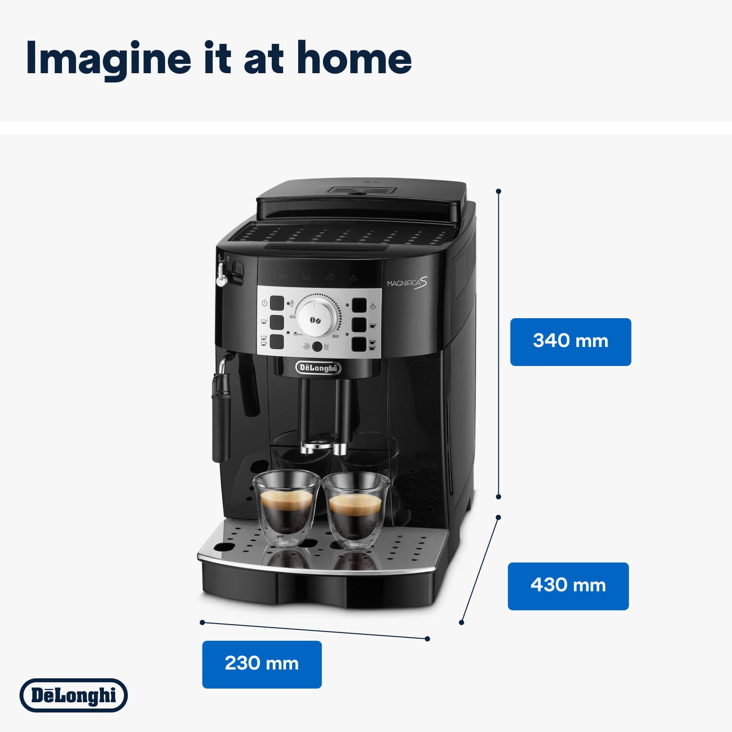 DeLonghi Magnifica S ECAM22.115.B Fully Automatic Coffee Machine