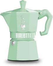 Bialetti MOKA Exclusive Green | Italian Coffee Maker (3 & 6 Cup)