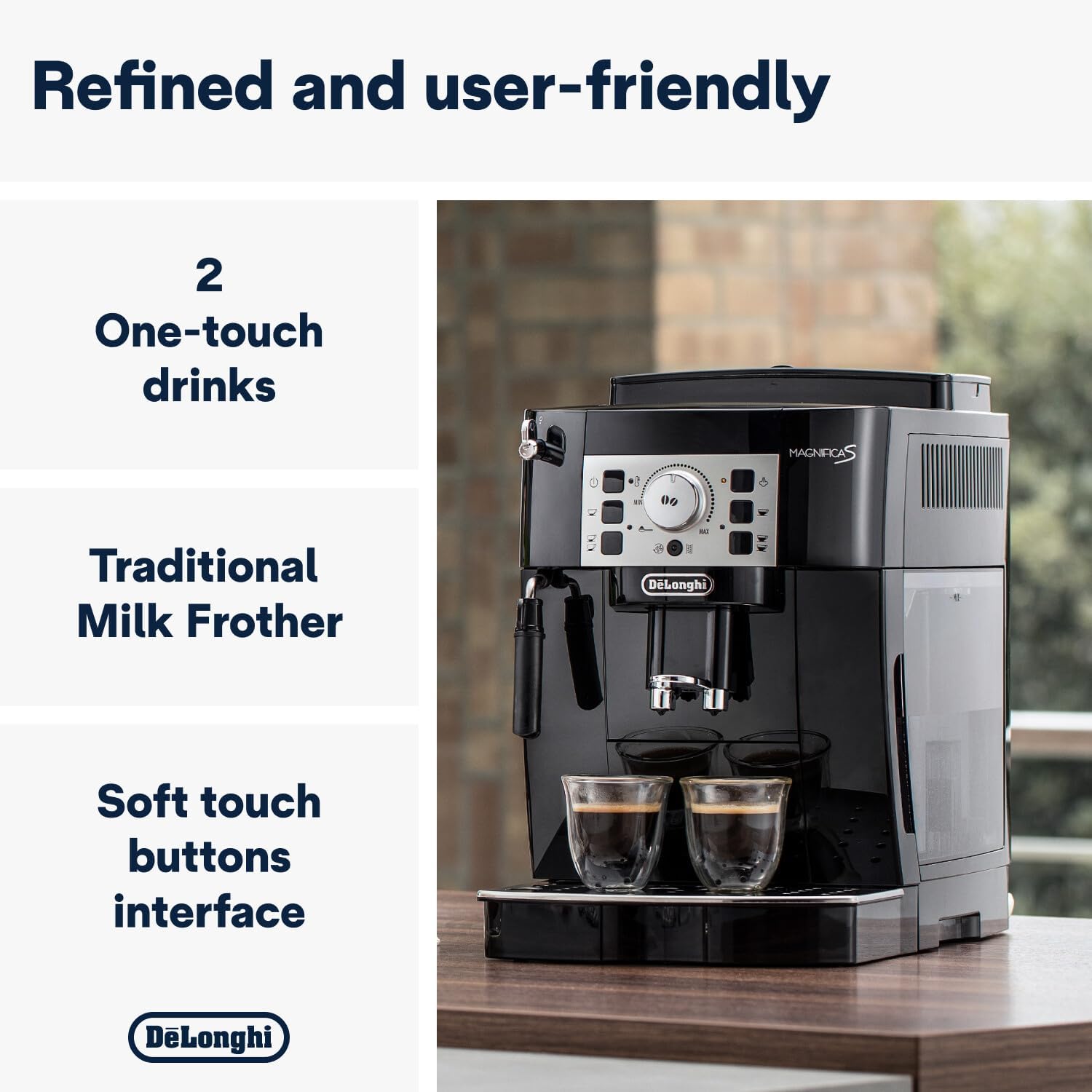 DeLonghi Magnifica S ECAM22.115.B Fully Automatic Coffee Machine