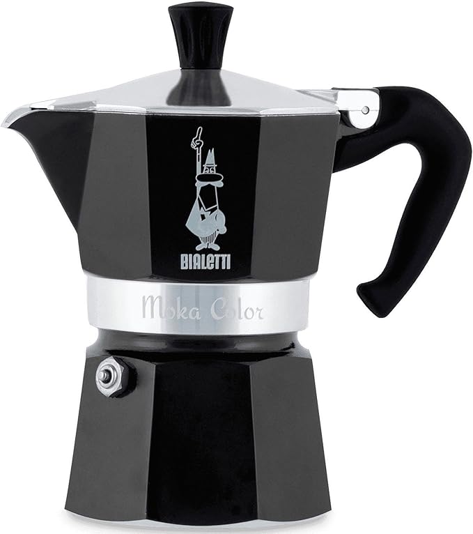 Bialetti 4953 Moka Express Espresso Maker, 6 liters, Black