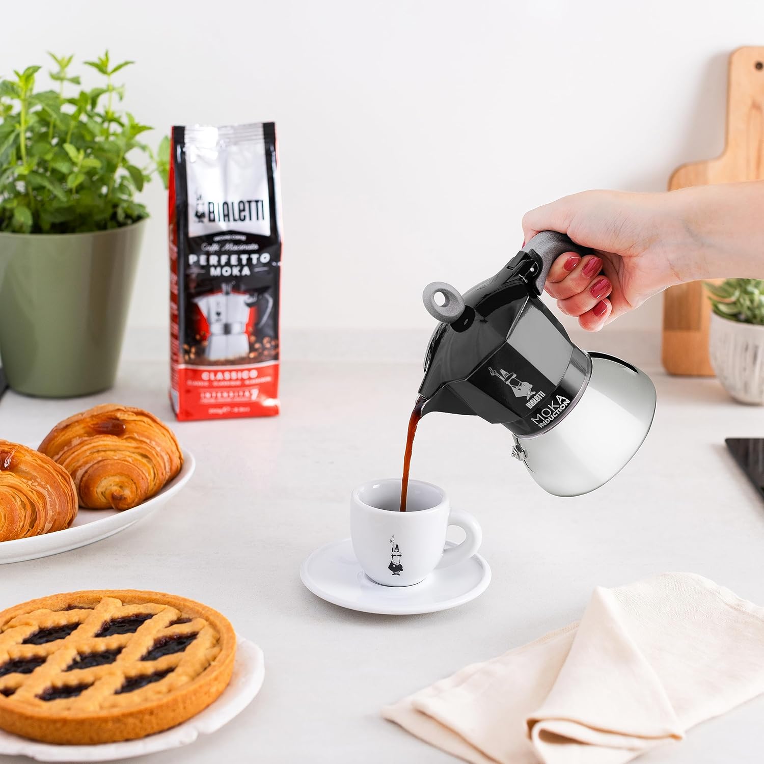 Bialetti - Moka Induction, Moka Pot, 