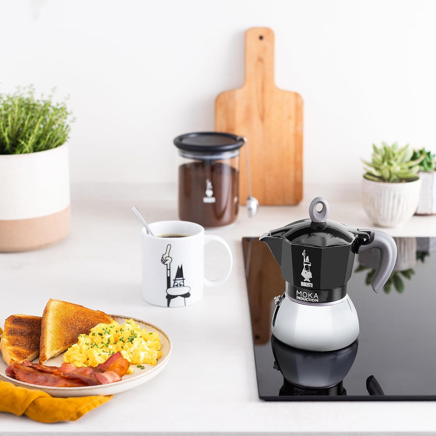Bialetti - Moka Induction, Moka Pot, 