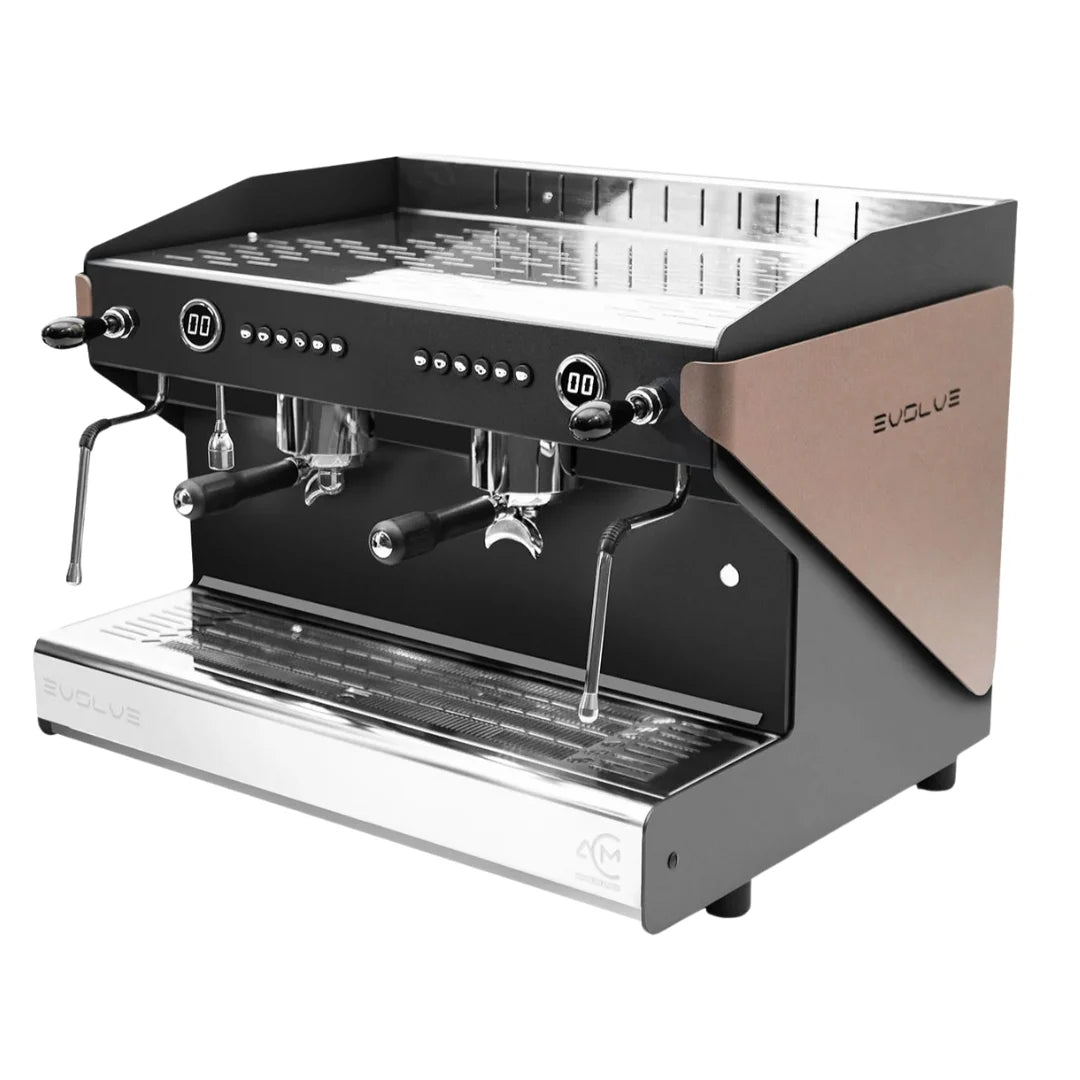 ACM Evolve 2 Group Automatic Colour Bordeaux + FREE Coffee Grinder