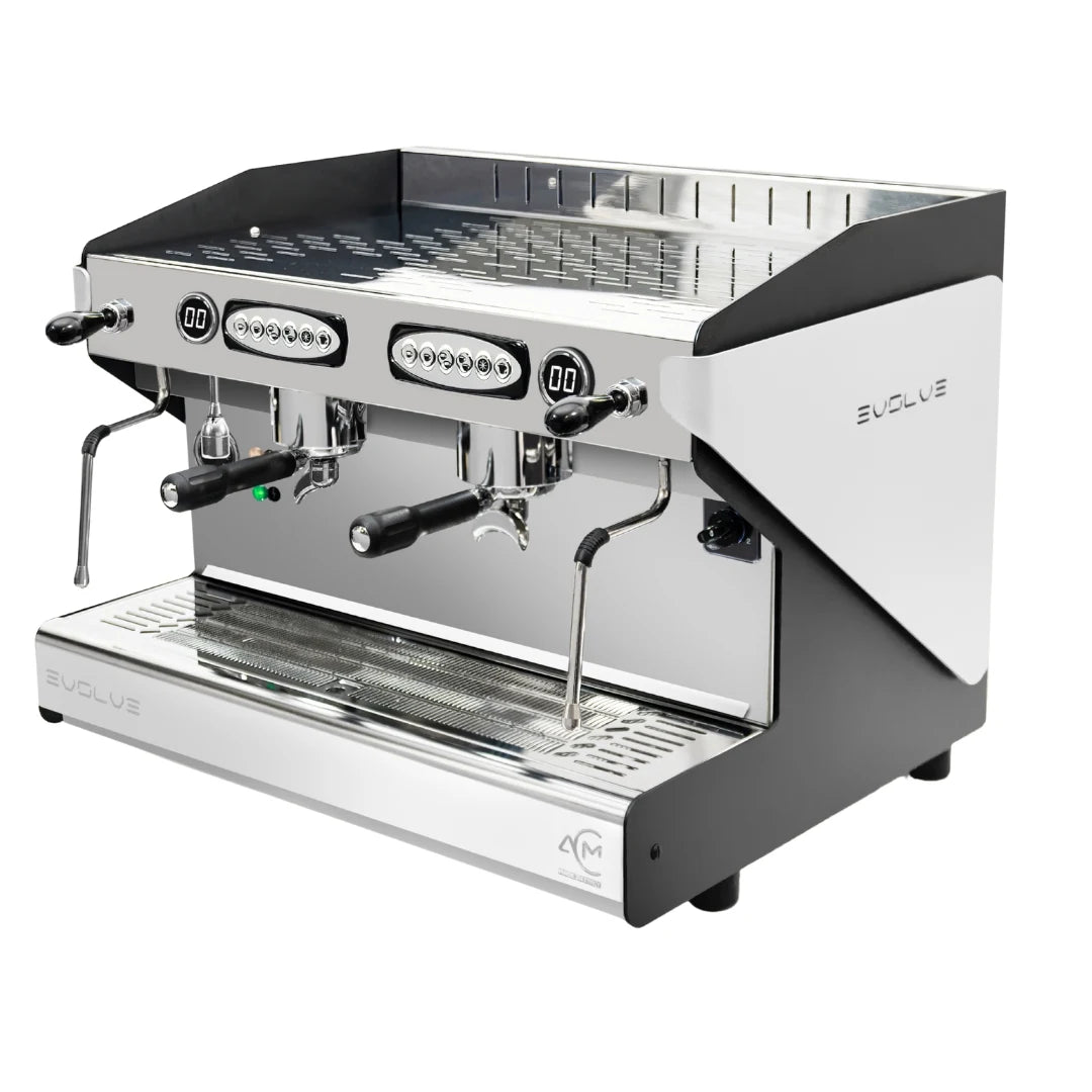 ACM Evolve 2 Group Automatic Coffee Machine White + FREE Coffee Grinder