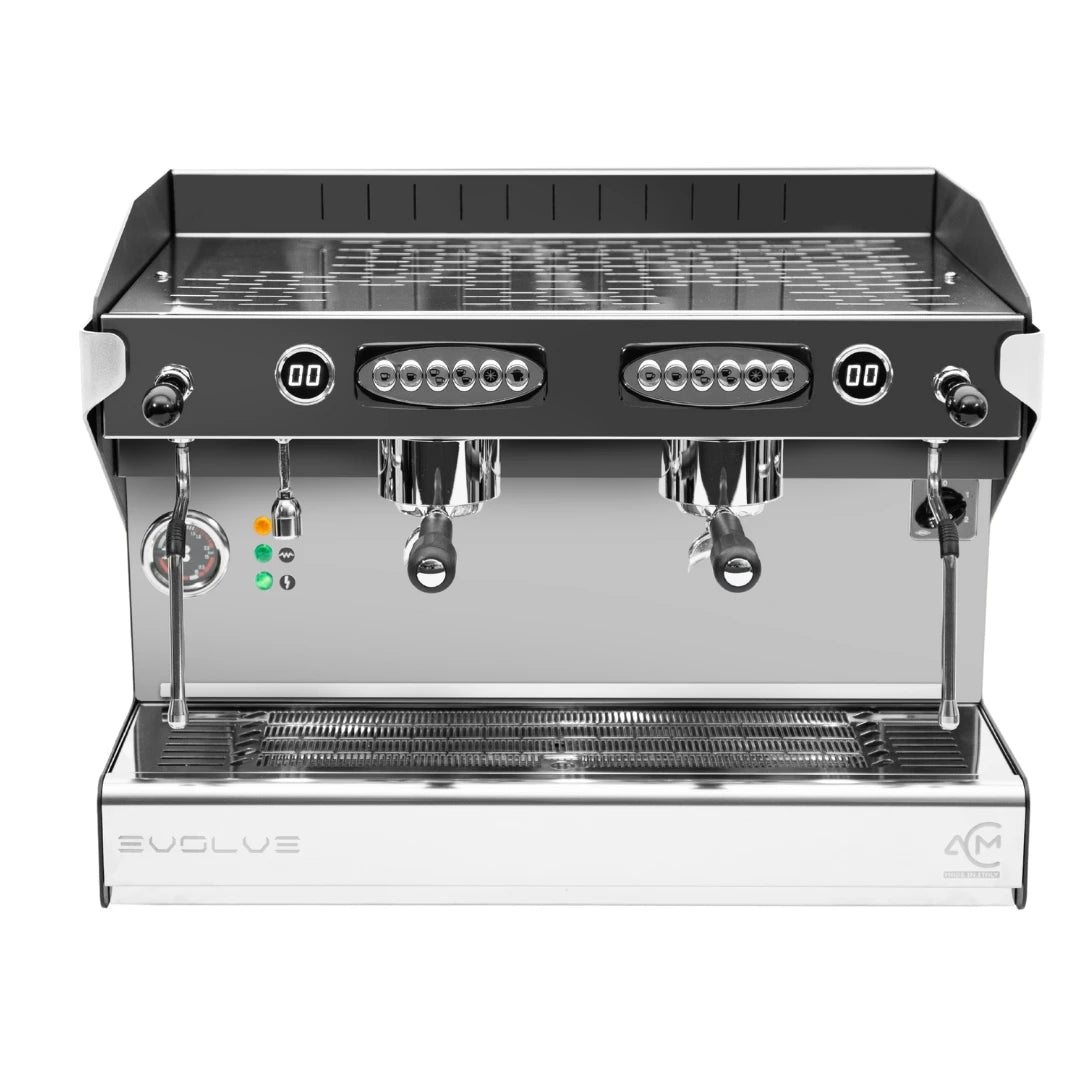 ACM Evolve 2 Group Automatic Coffee Machine White + FREE Coffee Grinder