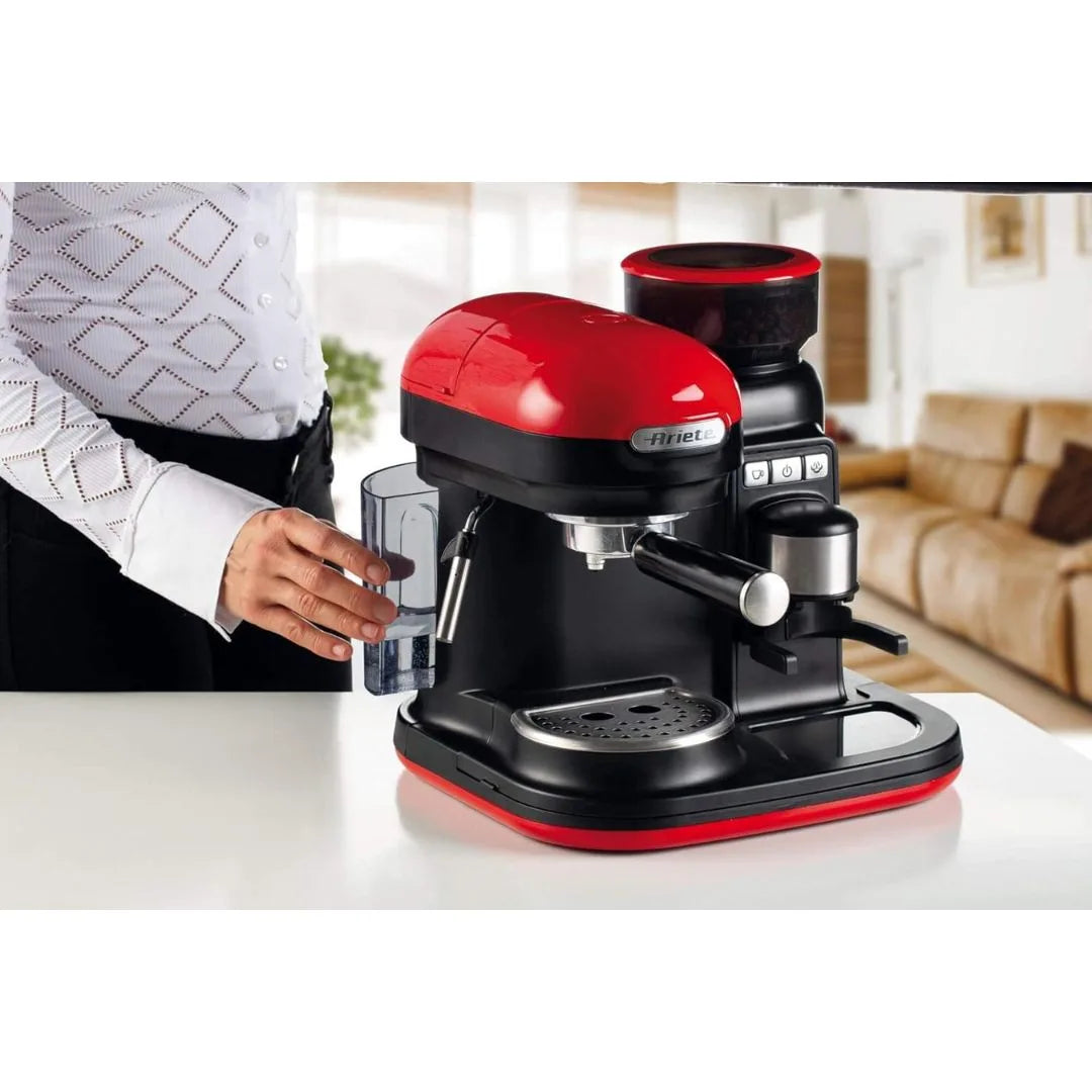 Ariete 1318 Moderna  With Professional Grinder Espresso Coffee Machine