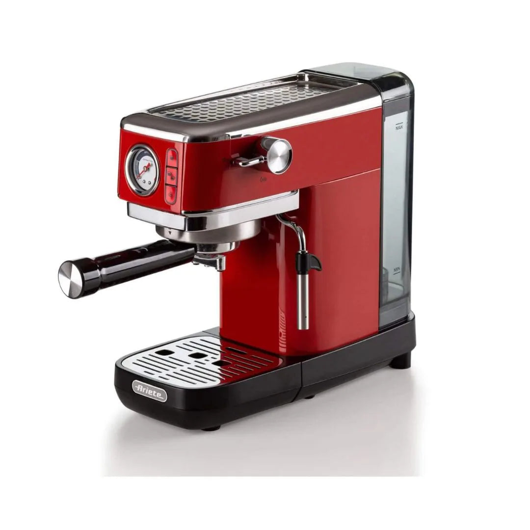 Ariete 1381  Moderna Slim Red Espresso Coffee Machine, best coffee maker for home