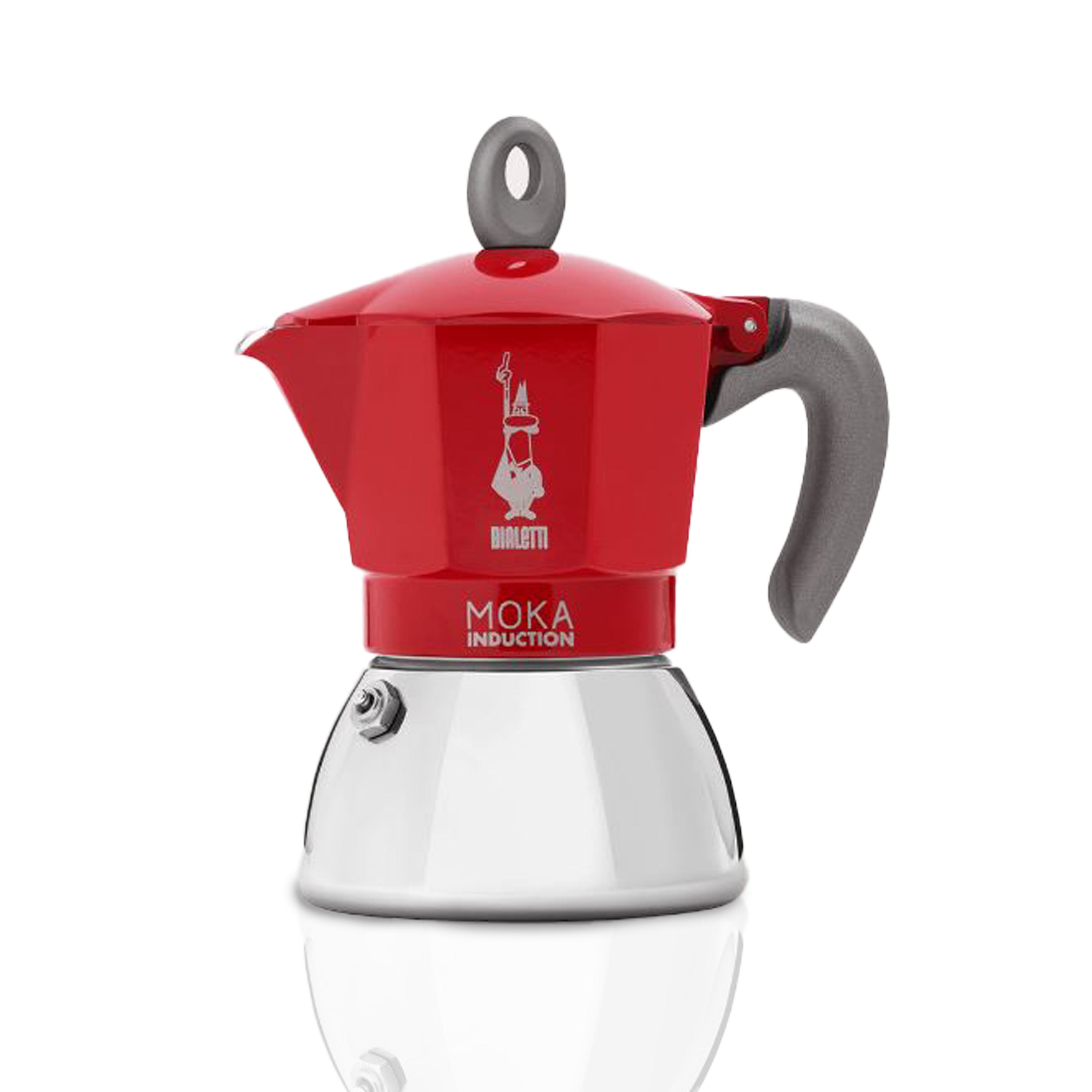 Bialetti Moka Induction 2 cup Rossa Induction Espresso Maker