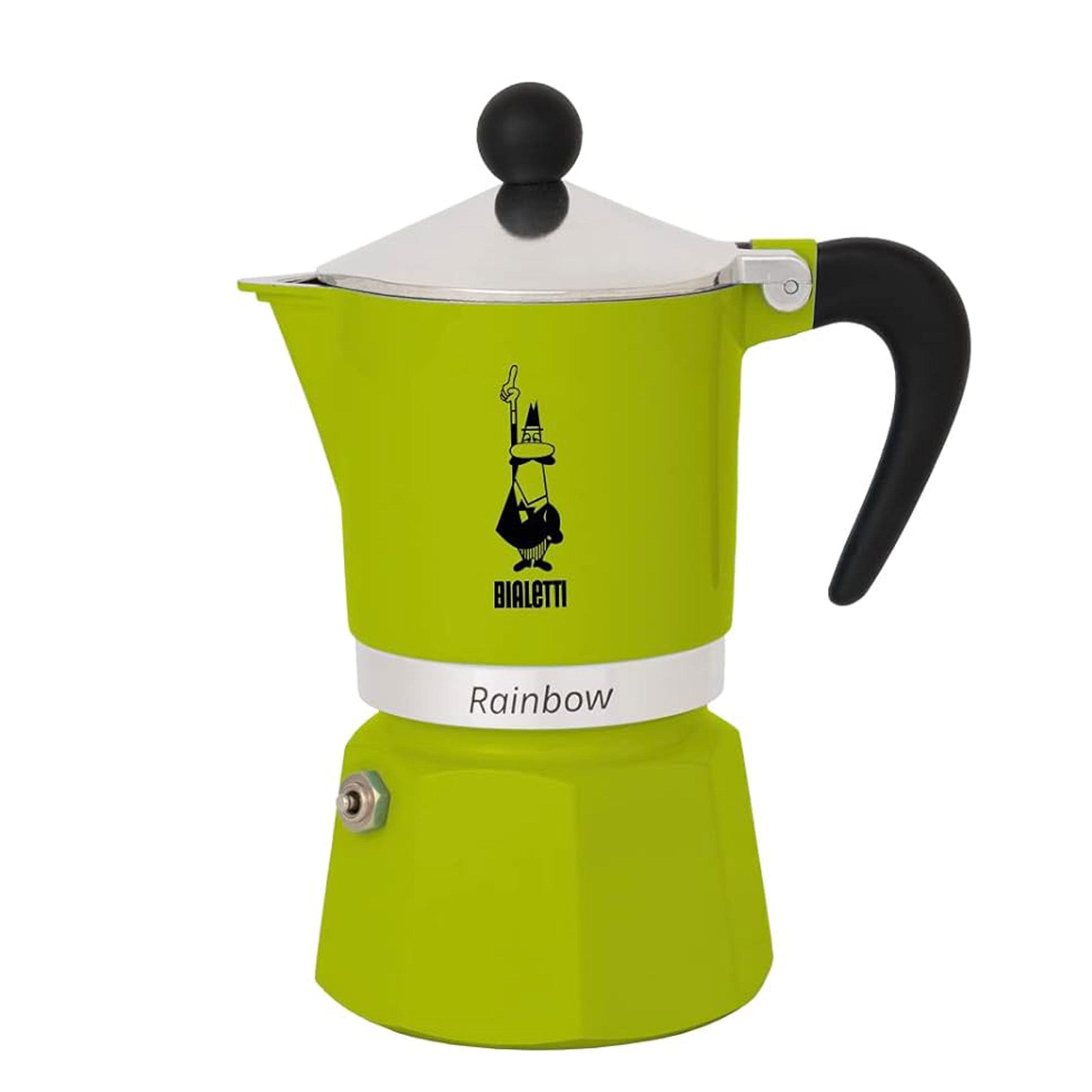 Bialetti Rainbow Verde 6 Cup  Espresso Maker