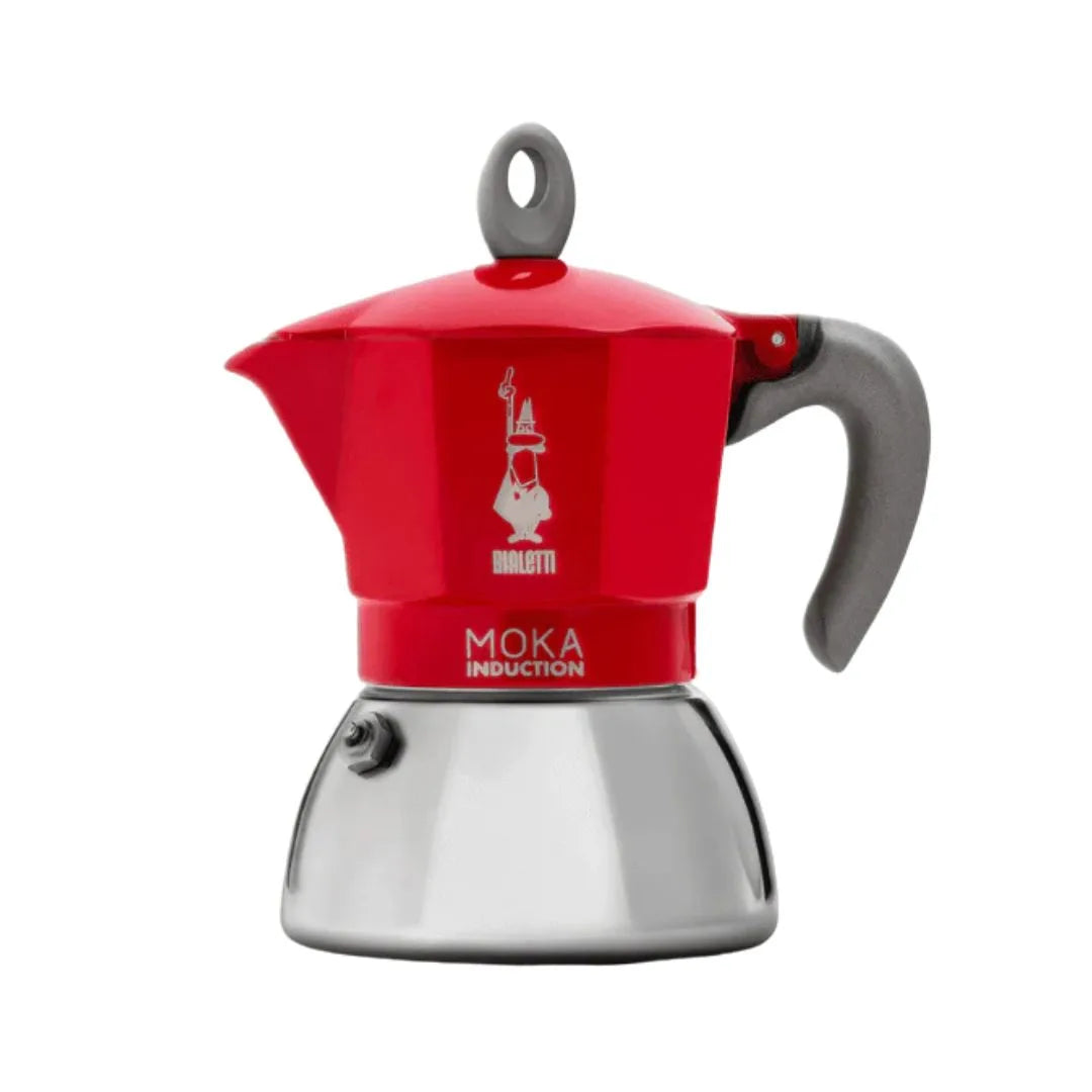 Bialetti Moka Induction 2 cup Rossa Induction Espresso Maker 6942