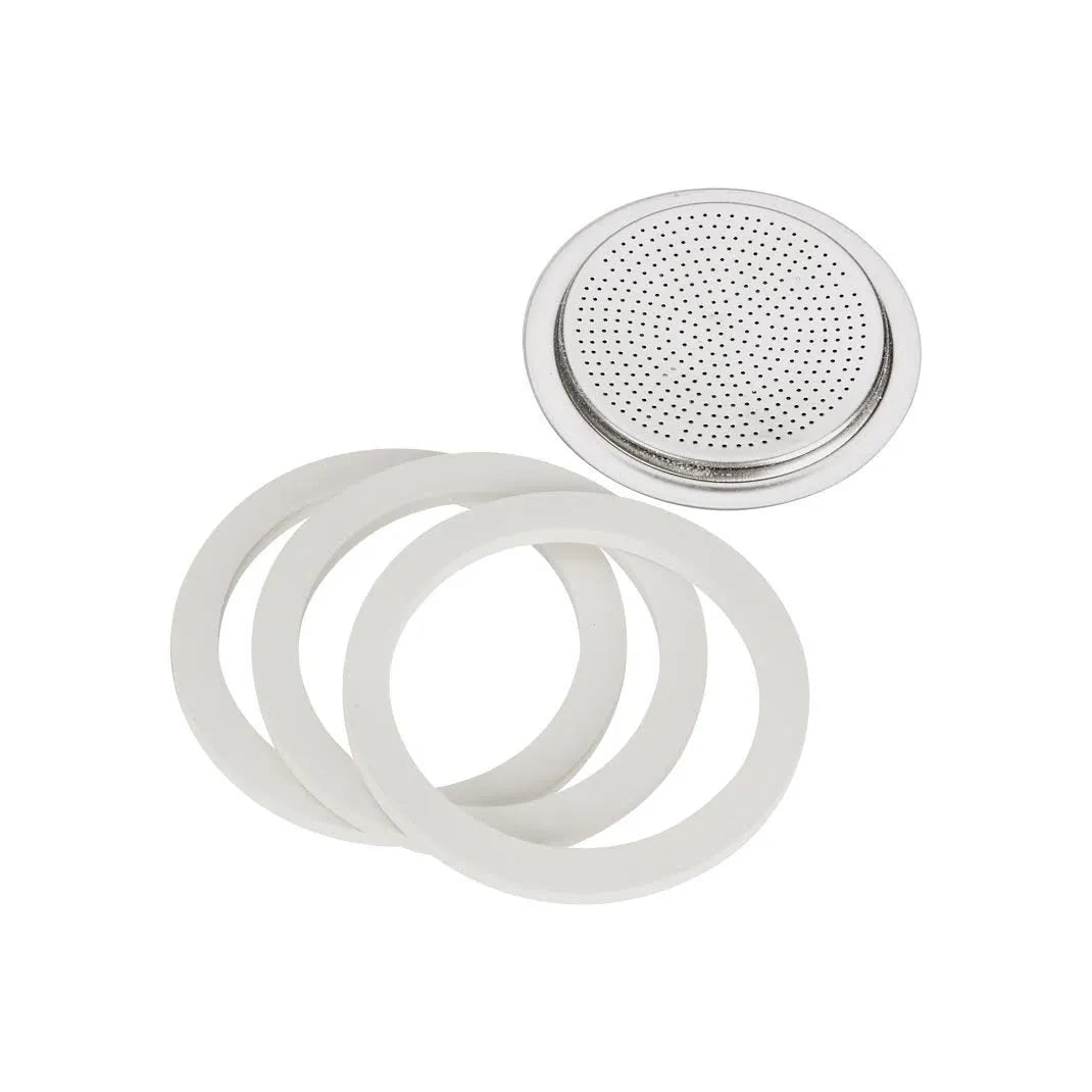 Bialetti Packing 3 gaskets and 1 filter for aluminium Coffee pot