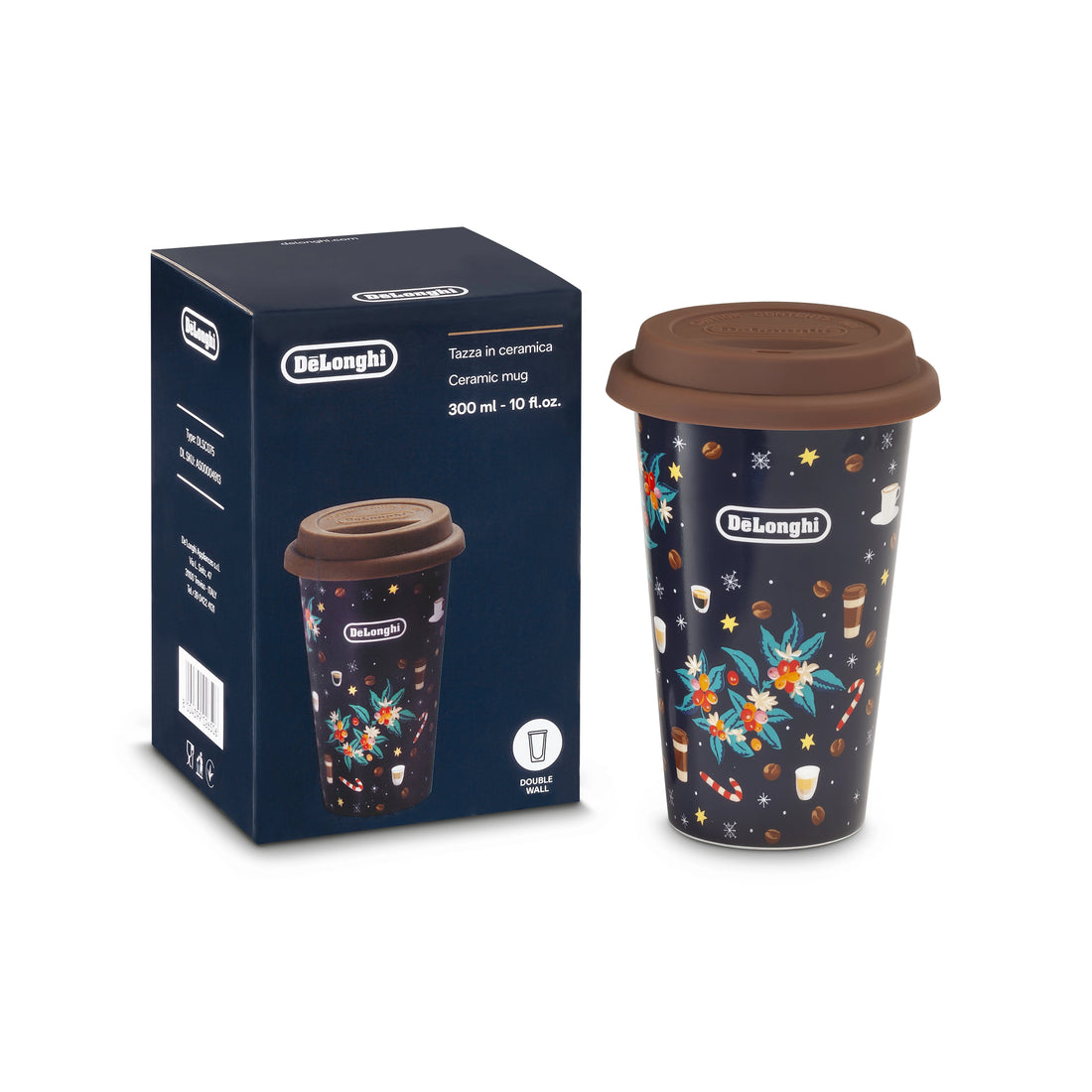 Delonghi Christmas thermal mug