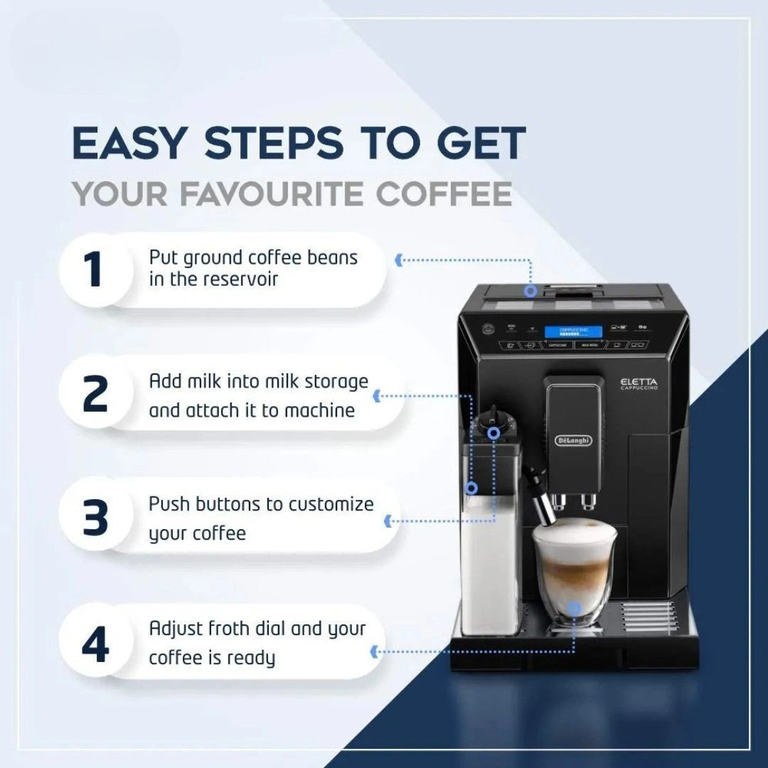 DeLonghi Ecam44.660.B,Fully Automatic Coffee Machine