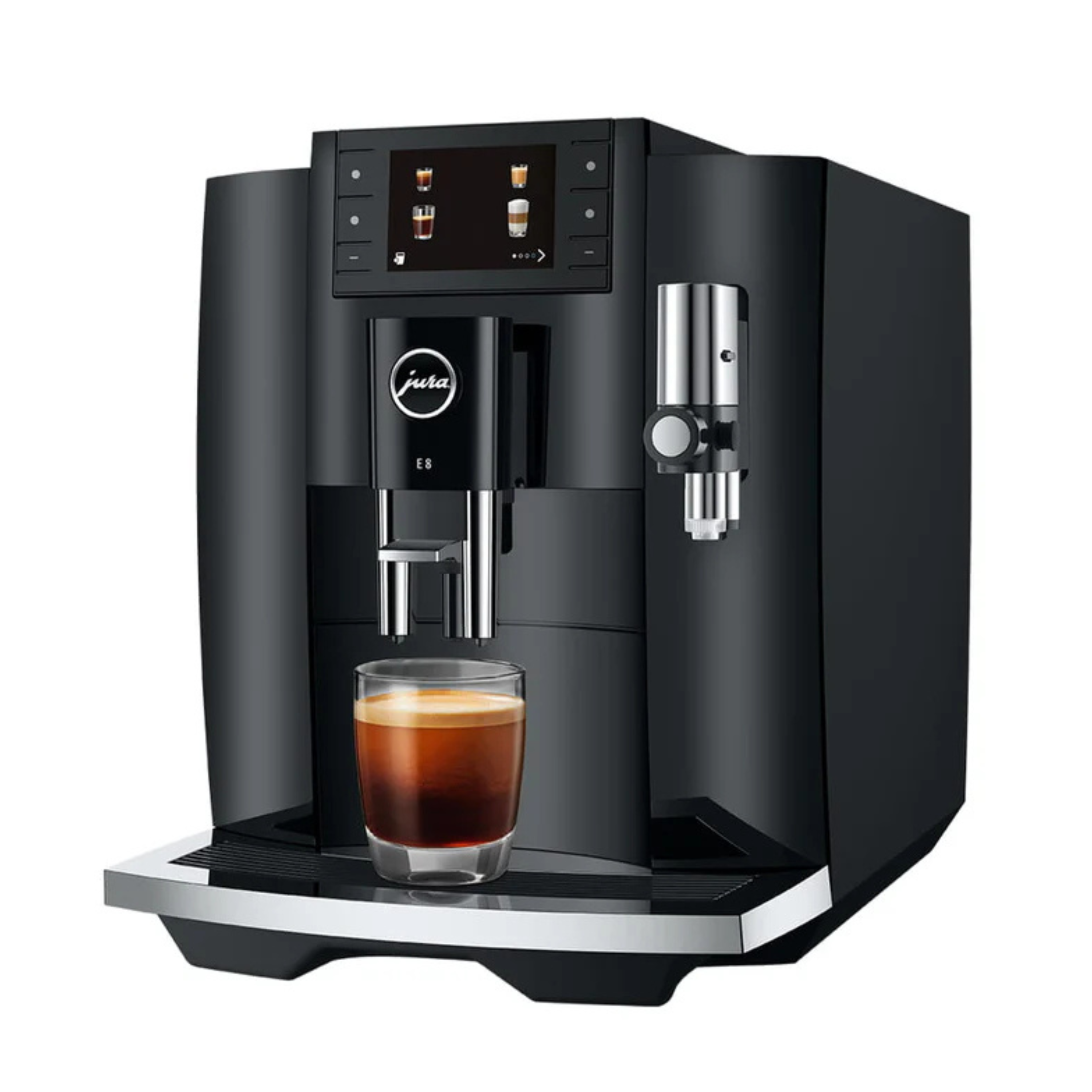 Jura E8 Piano Black Fully Automatic Coffee Machine