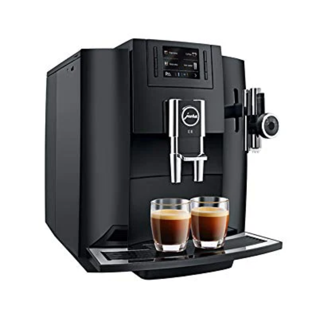 Jura E8 Piano Black Fully Automatic Coffee Machine