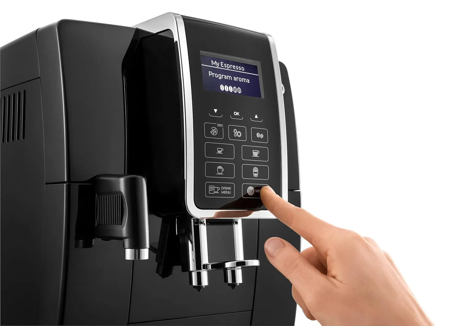 Latteholic Delonghi Dinamica Ecam 350.55.B Coffee Machine