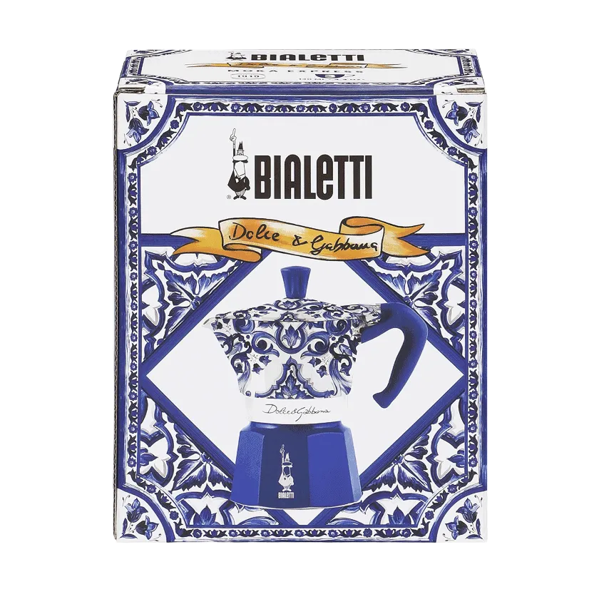Bialetti MOKA EXPRESS 3 CUPS D&G BLU MEDITERRANEO