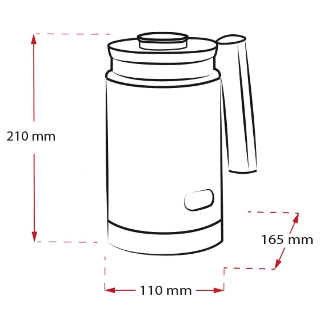 Melitta Cremio Milk Frother (Stainless Steel)