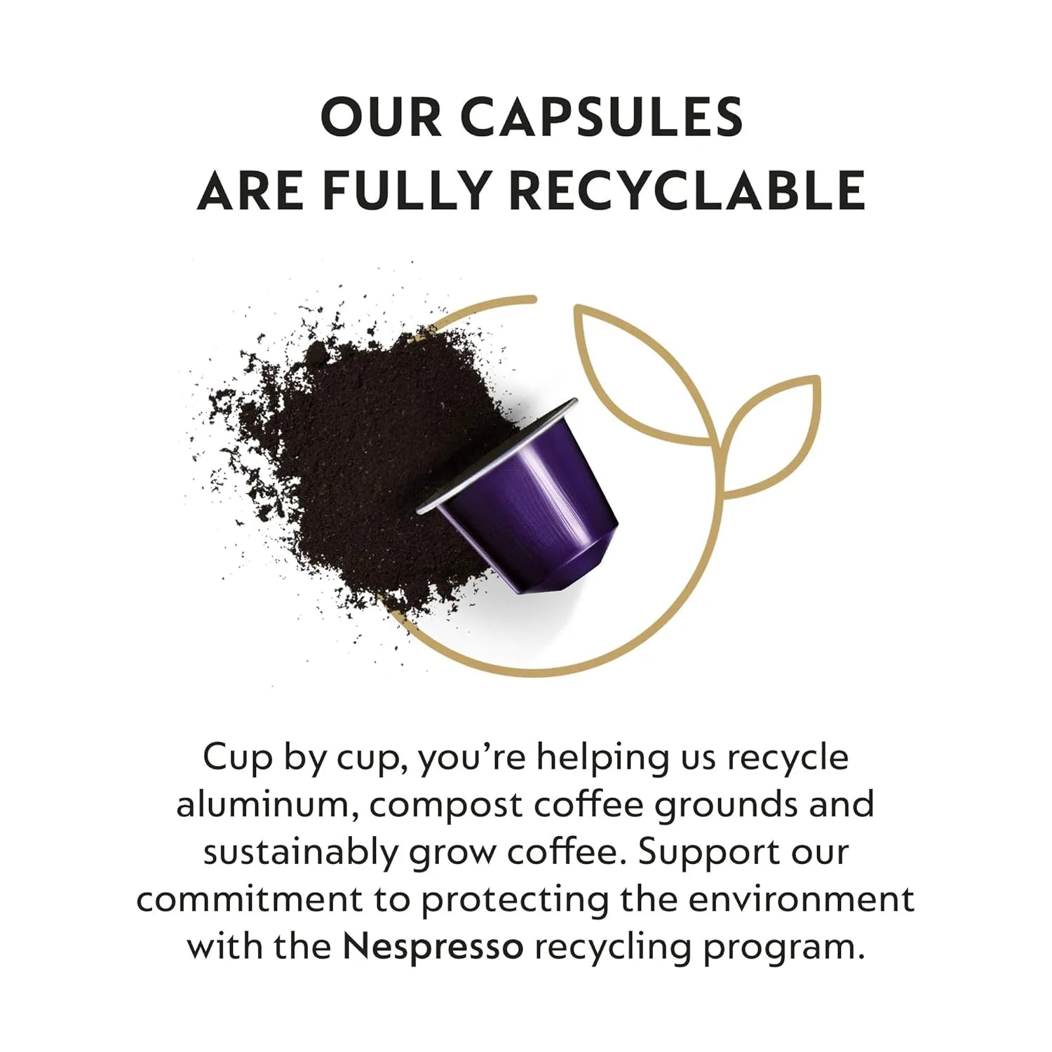 Nespresso 10 Arpeggio Coffee Capsules 