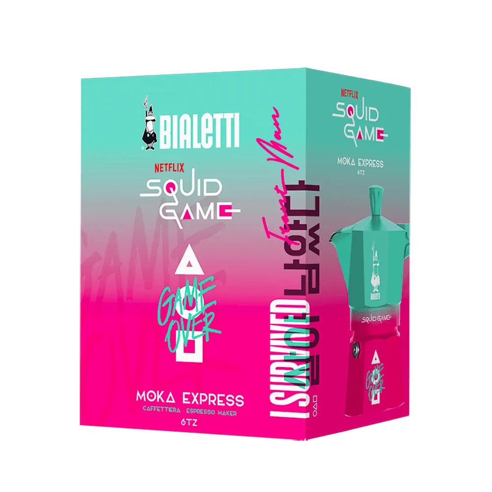 Bialetti SQUID GAME - MOKA EXPRESS 6 CUPS