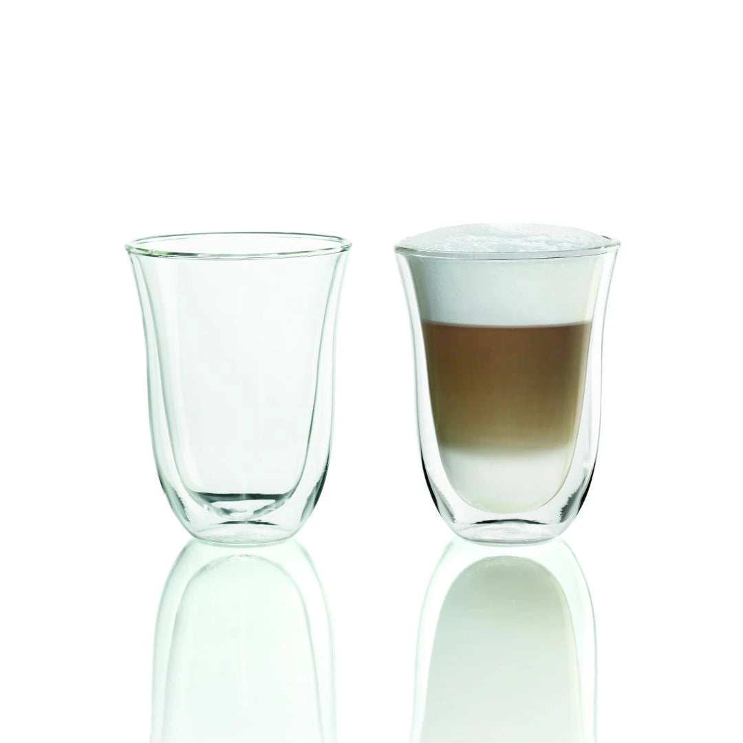 DeLonghi  Set of 2 Latte Macchiato Glasses 220 ML