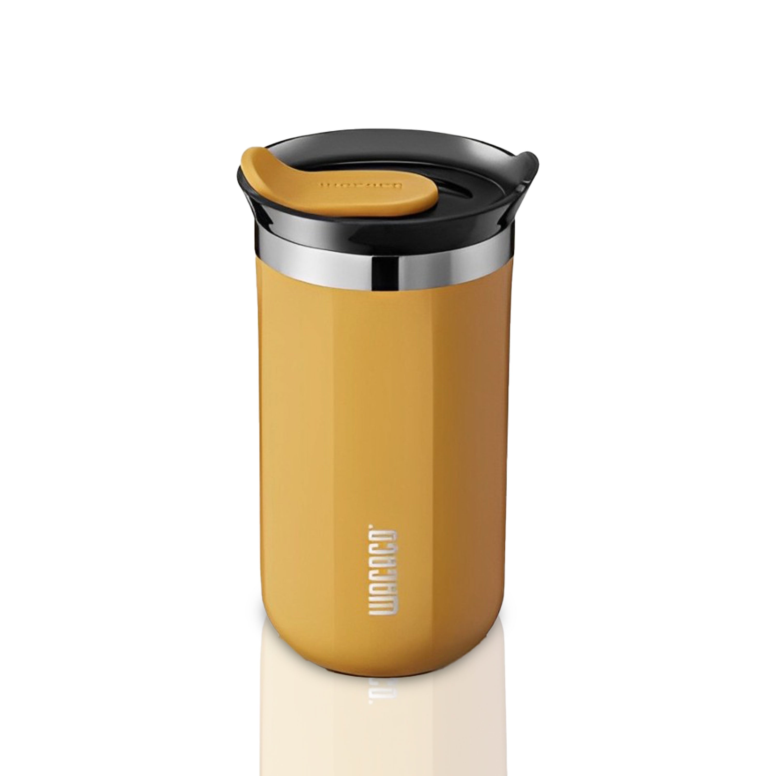 WACACO Octaroma Lungo Vacuum Insulated Coffee Mug ,  Amber Yellow