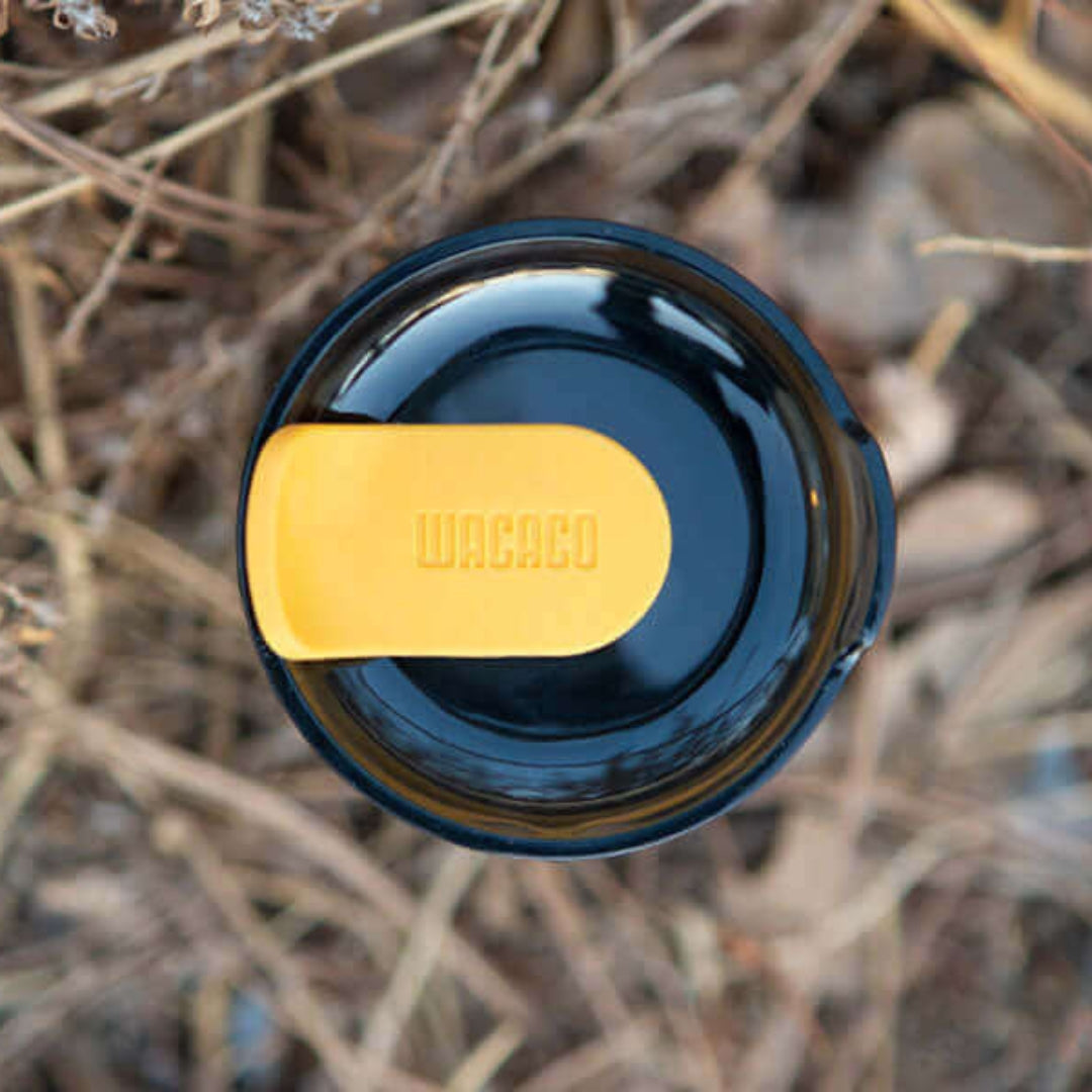 WACACO Octaroma Lungo Vacuum Insulated Coffee Mug ,  Amber Yellow