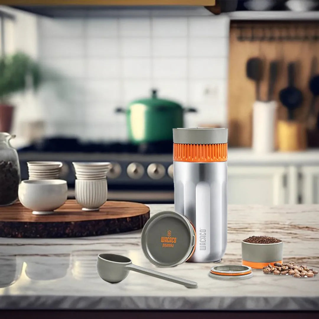 Wacaco-Pipamoka-Silver_-Travel-Coffee-Maker-and-Coffee-Mug