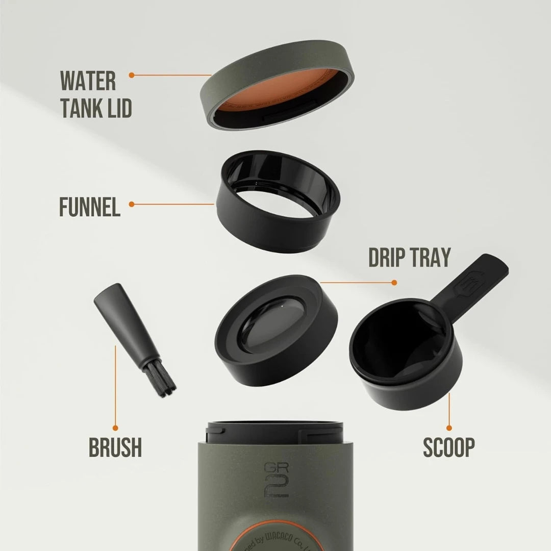 Wacaco Minipresso GR2 Portable Espresso Maker