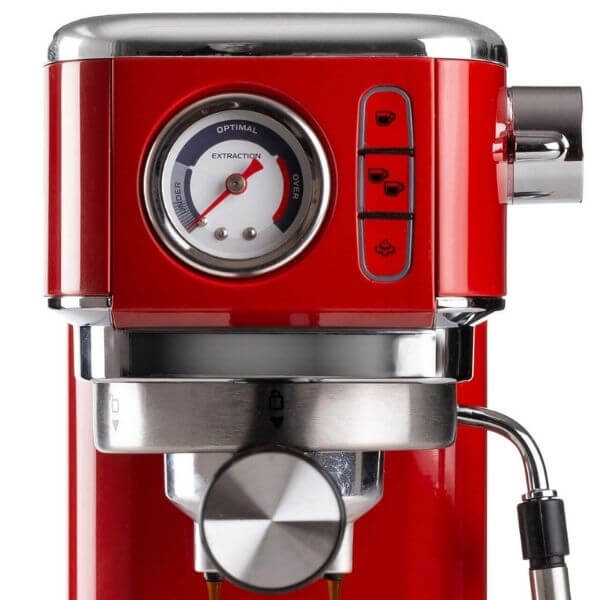 Ariete 1381  Moderna Slim Red Espresso Coffee Machine, best coffee maker for home