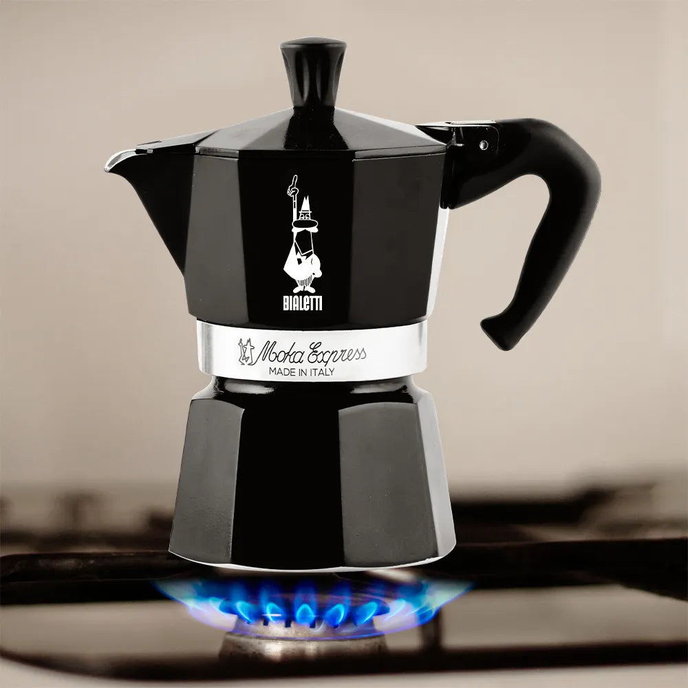 Bialetti 4953 Moka Express Espresso Maker, 6 liters, Black